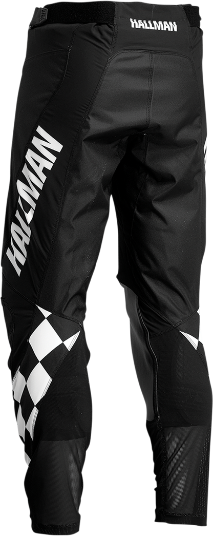 THOR Hallman Differ Cheq Pants - Black/White - US 32 2901-9518