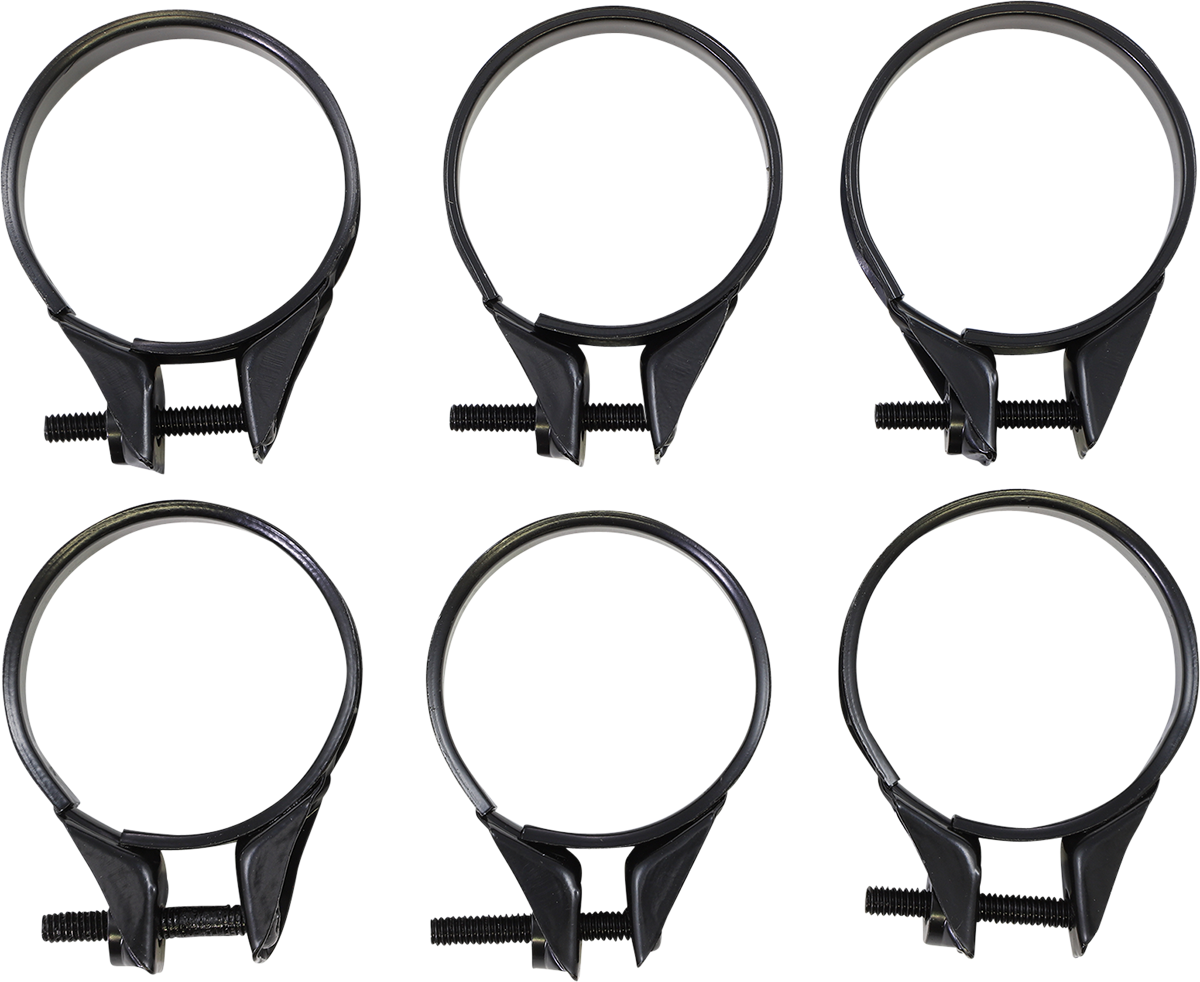 MOOSE OFFROAD Carburetor Clamps - 35-38 mm - 6-Pack 110-1038