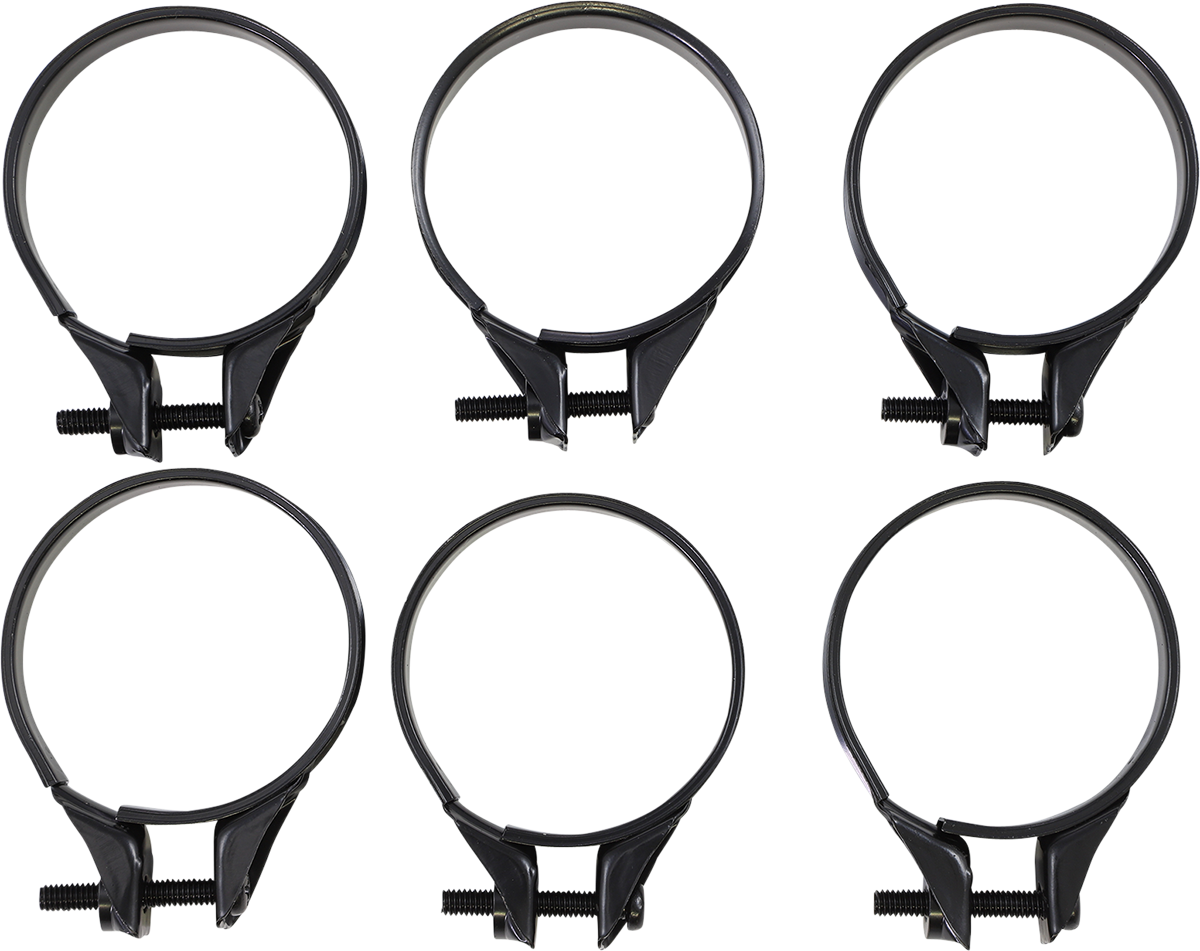 MOOSE OFFROAD Carburetor Clamps - 41-44 mm - 6-Pack 110-1044