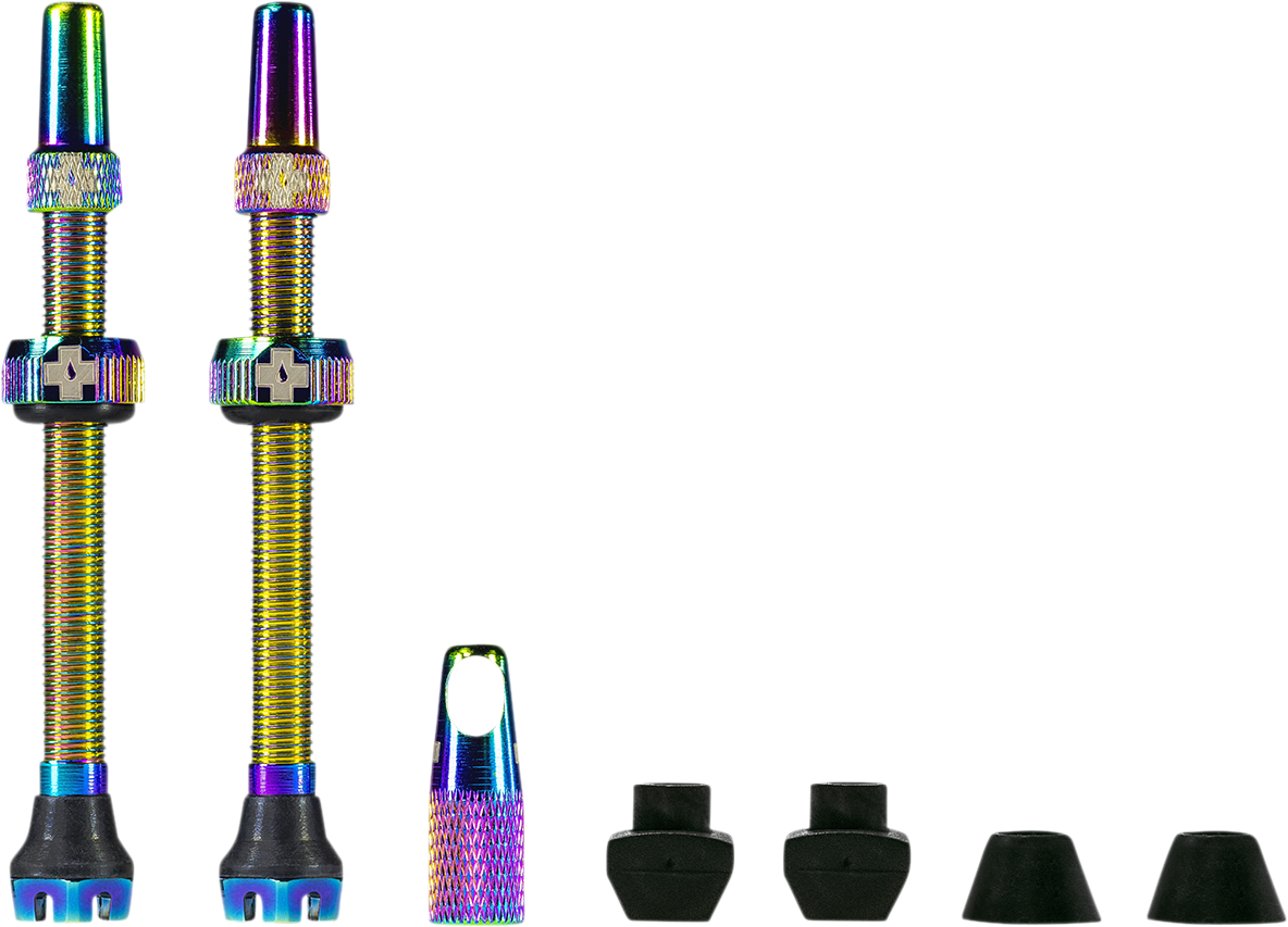 MUC-OFF USA Tubeless Valve Stems - Iridescent 20429