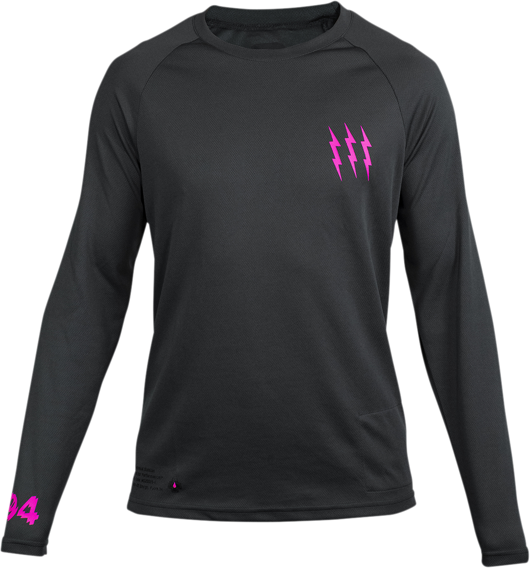 MUC-OFF USA Riders Mountain Bike Long-Sleeve Jersey - Gray - XS 20059