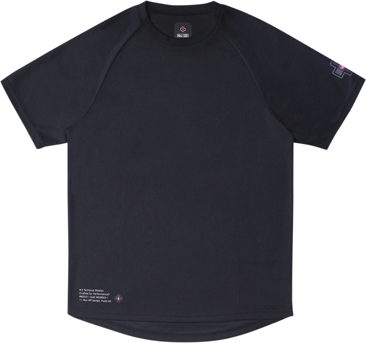 MUC-OFF USA Mountain Bike Short-Sleeve Jersey - Black - Medium 20360