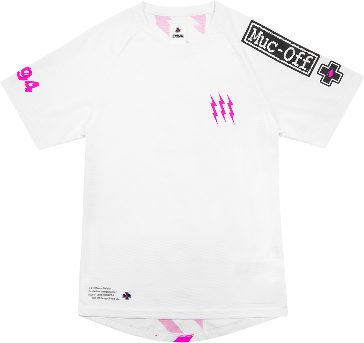 MUC-OFF USA Mountain Bike Short-Sleeve Jersey - White - XS 20480
