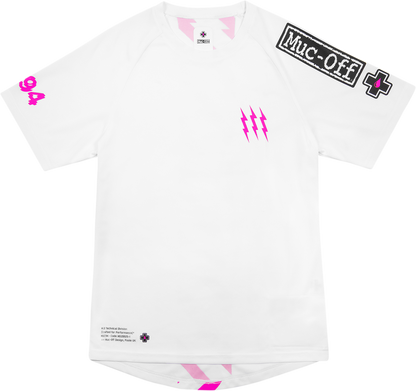 MUC-OFF USA Mountain Bike Short-Sleeve Jersey - White - XS 20480