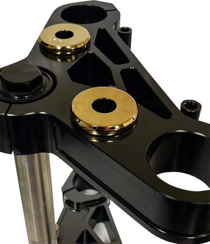 PRO-ONE PERF.MFG. Polyurethane Riser Bushing Kit - Gold Titanium Nitride 103070TIN