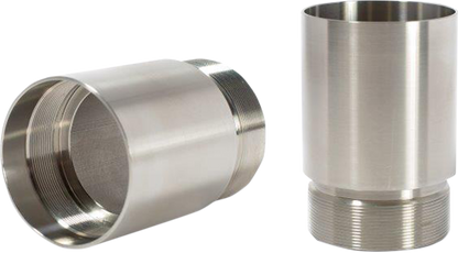 CYCLE VISIONS Fork Tube Extensions - 49 mm - Extends +1" - Chrome CV7115