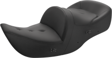 SADDLEMEN Seat - Roadsofa™ - Without Backrest - Pillow Top - Black - Heated H01-07-181HCT