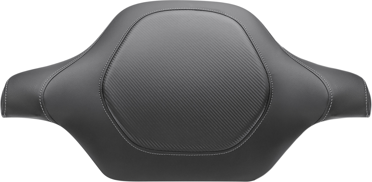 SADDLEMEN Tour-Pak® Backrest Pad Cover - Road Sofa Seat - Carbon Fiber 90-11884CF