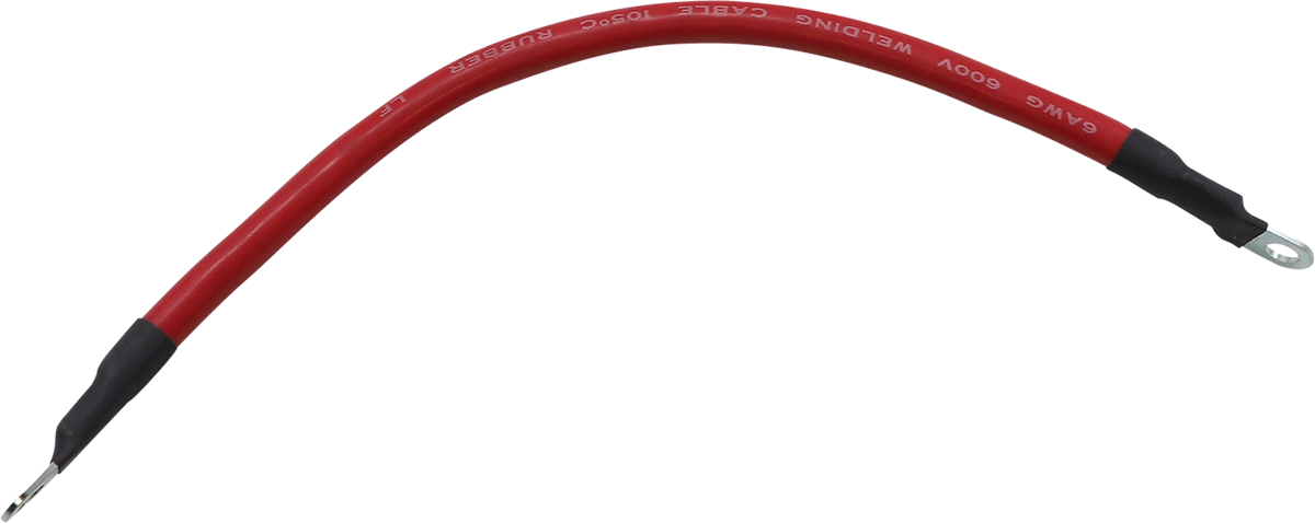MOOSE OFFROAD Battery Cable - 10" - Red 680-6710