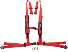 MOOSE OFFROAD Seat Harness - 4 Point - 2x2 - Red 100-4403-PU