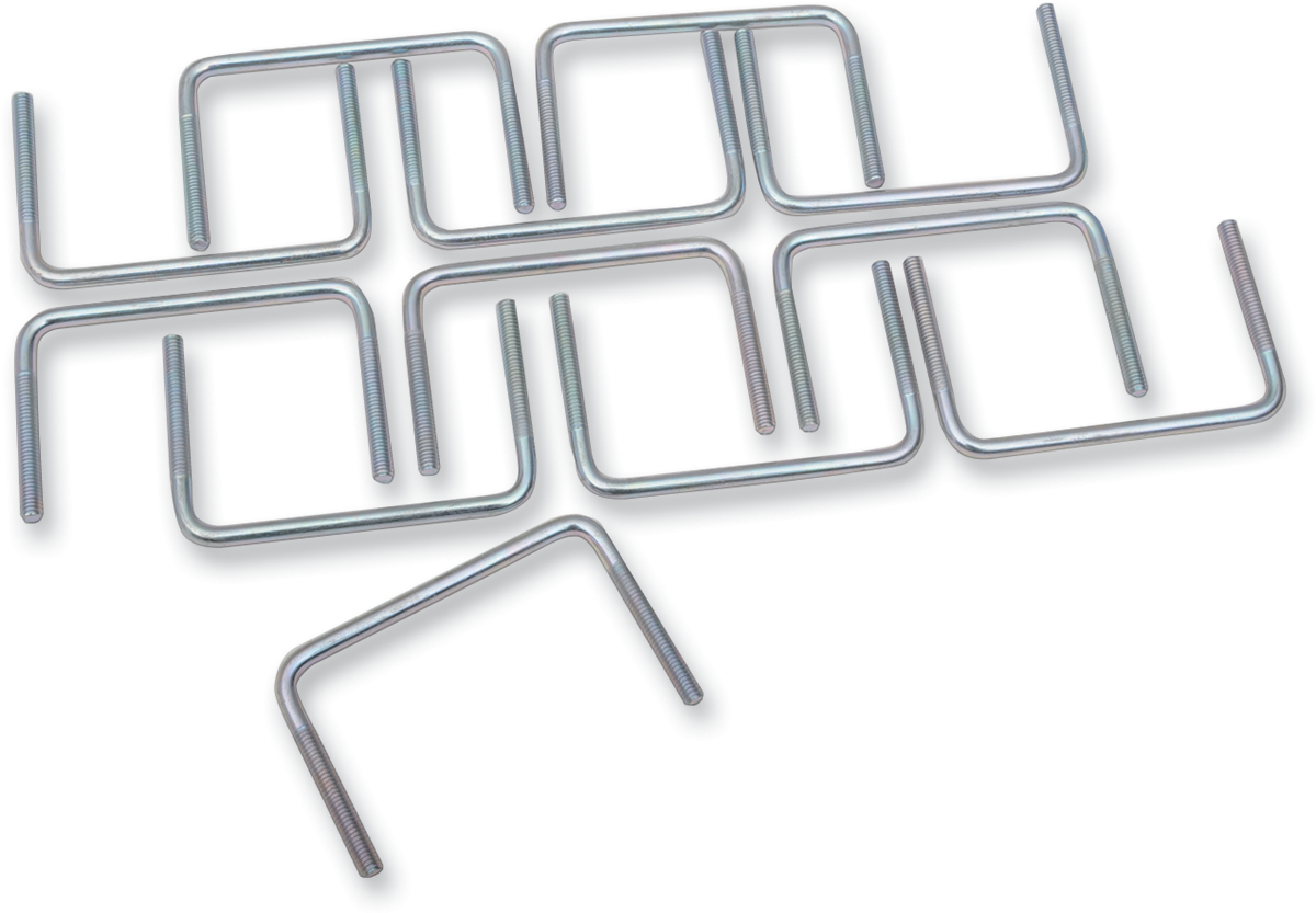 MOOSE OFFROAD U-Bolt - Square - 5/16" x 2-3/4" x 4-1/4" BB16PF