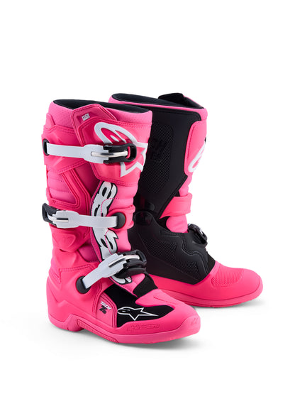 Tech 7s Boots Pink Fluo/Blk/Wht 8