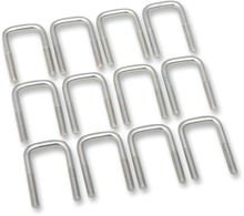 MOOSE OFFROAD U-Bolt - Square - 5/16" x 1-1/4" x 2-1/4" BB24PF