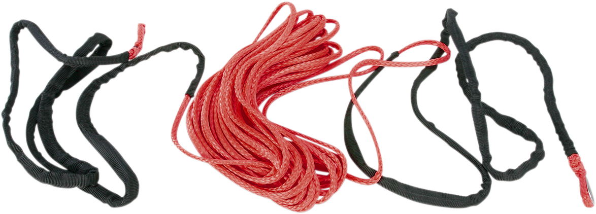 MOOSE OFFROAD Winch Rope - Red - 3/16" x 50' 600-2050