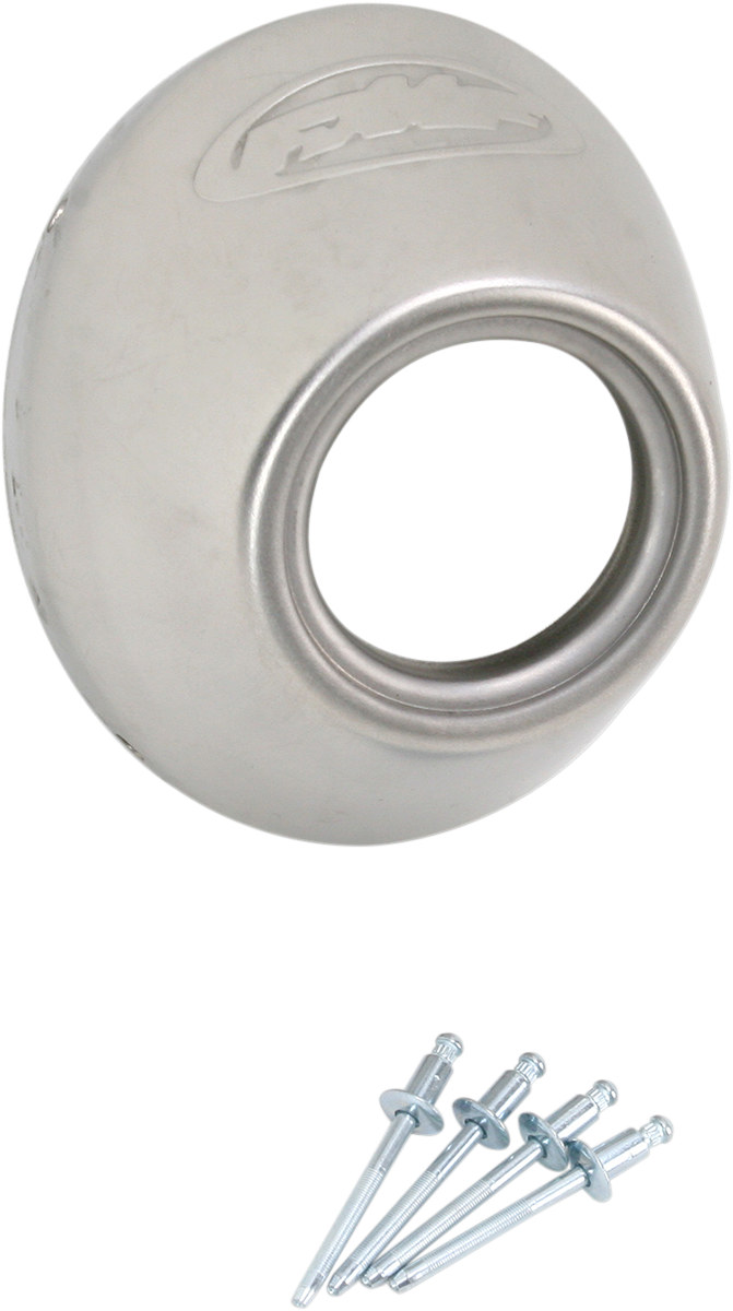 FMF End Cap - Stainless Steel - Slash Cut - PC4/Q4 040635