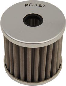 PC RACING Flo® Stainless Steel Oil Filter - Kawasaki PC123