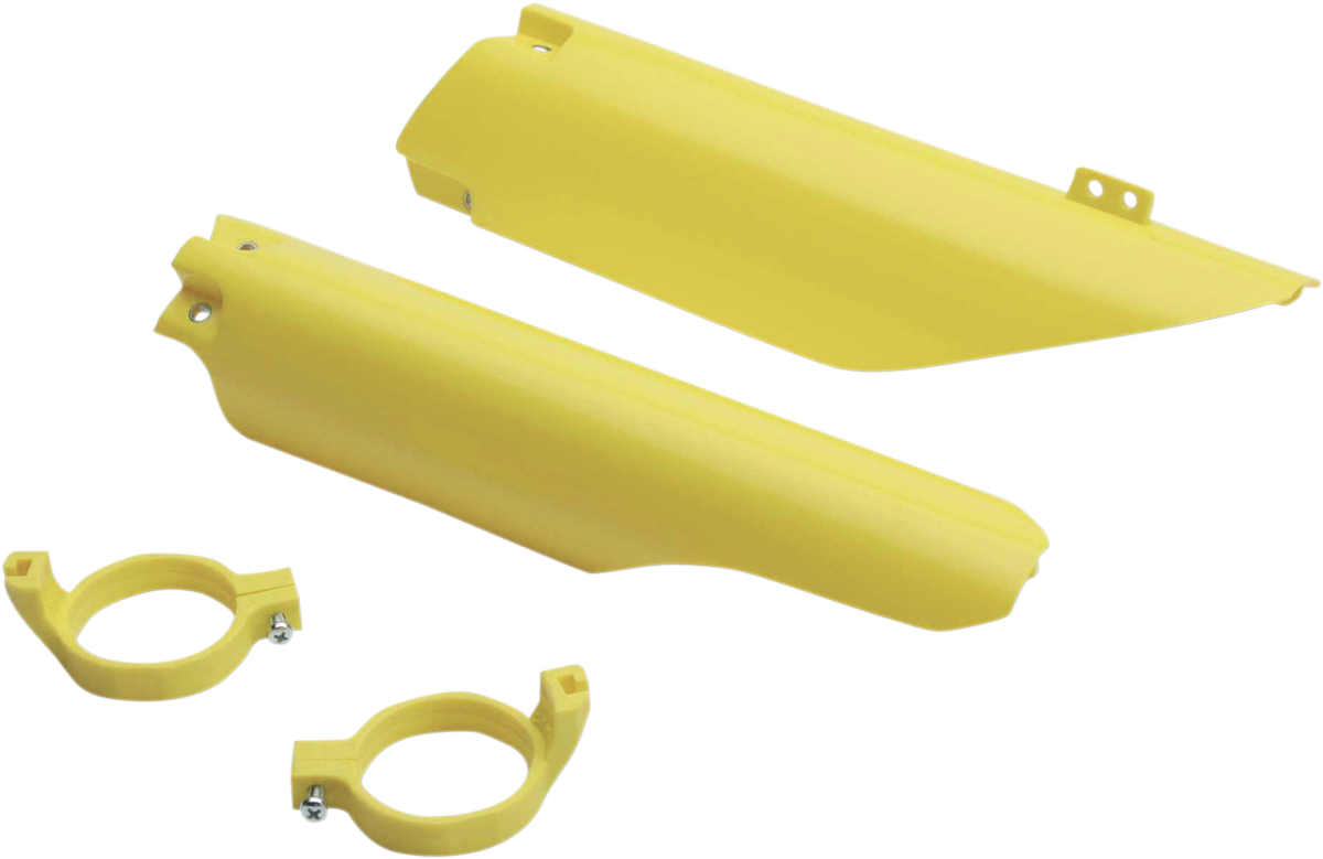 UFO Fork Tube Protectors - Yellow - SUZ - '04-'05 SU03998-102