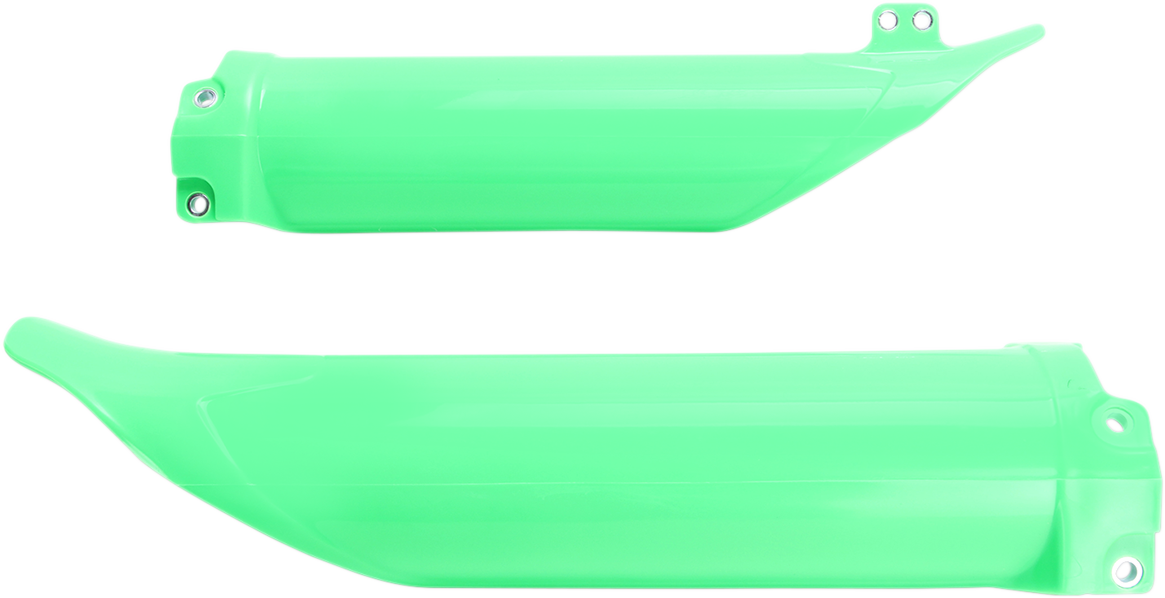 UFO Fork Tube Protectors - Flo Green - KXF250/450 KA04701-AFLU