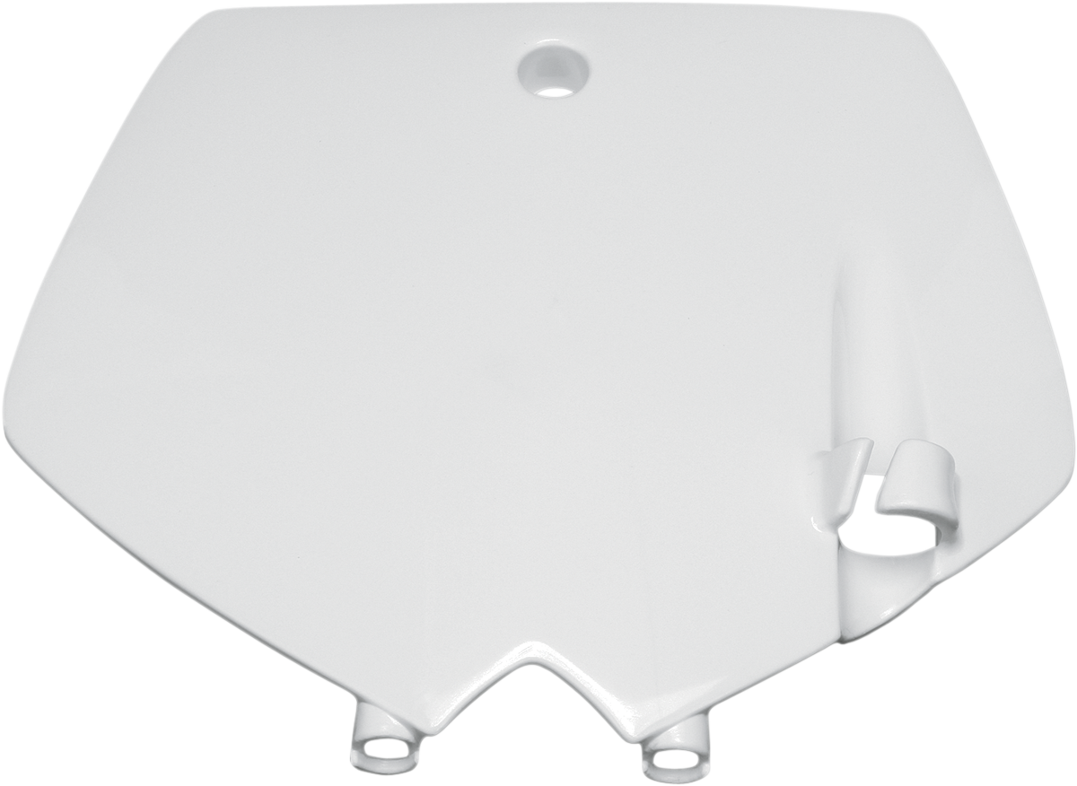 UFO Front Number Plate - White KT03071-047