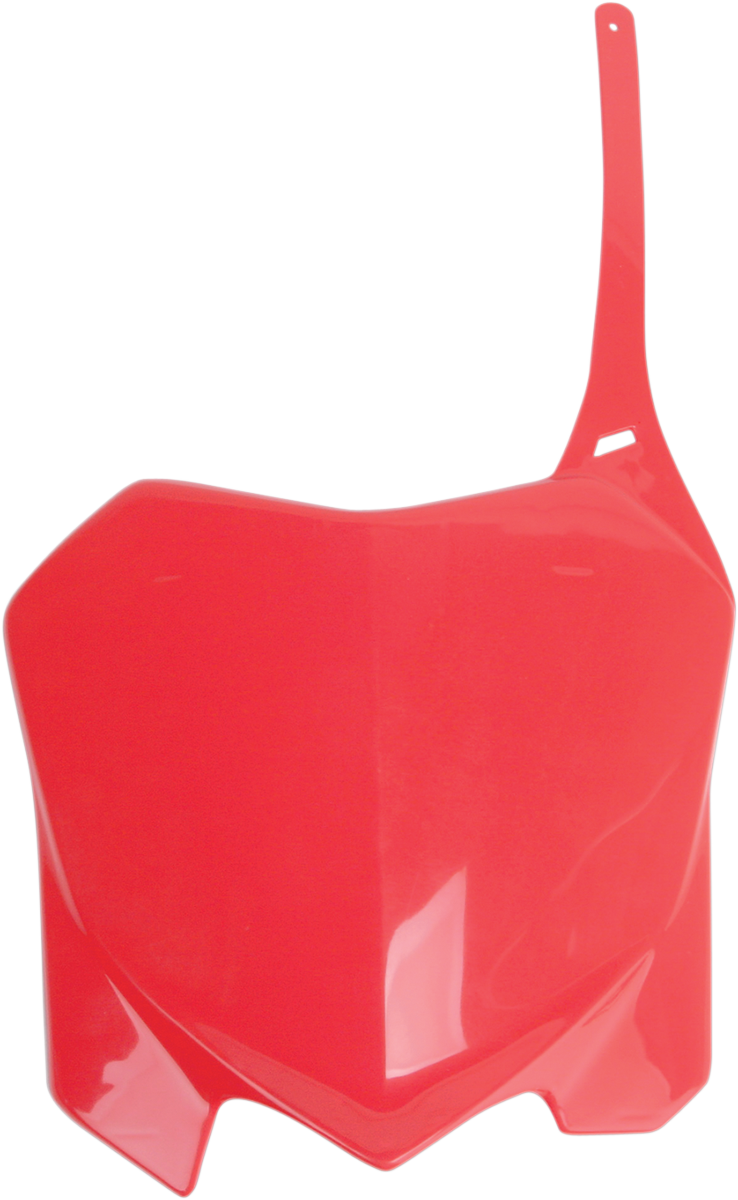 UFO Front Number Plate - '00-'09 OEM CR Red HO04639-070
