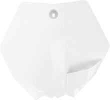 UFO Front Number Plate - White KT04008-047