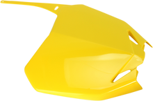 UFO Front Number Plate - Yellow SU04919-102
