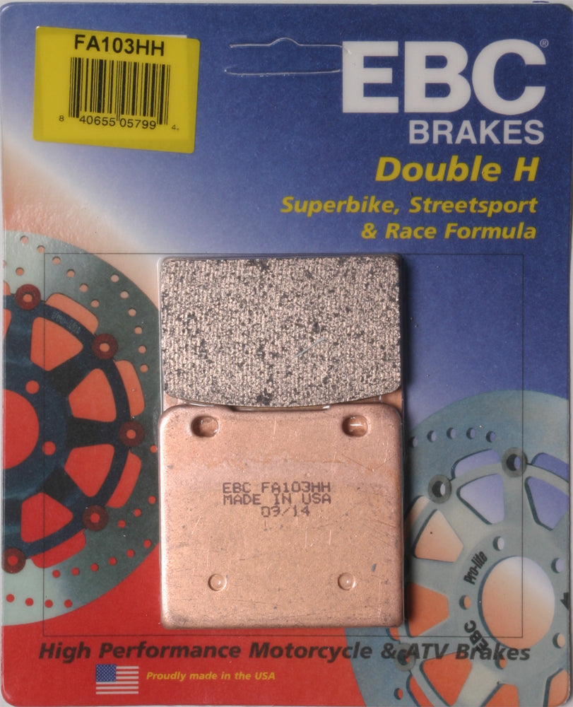 Brake Pads Fa103hh Double H Sintered