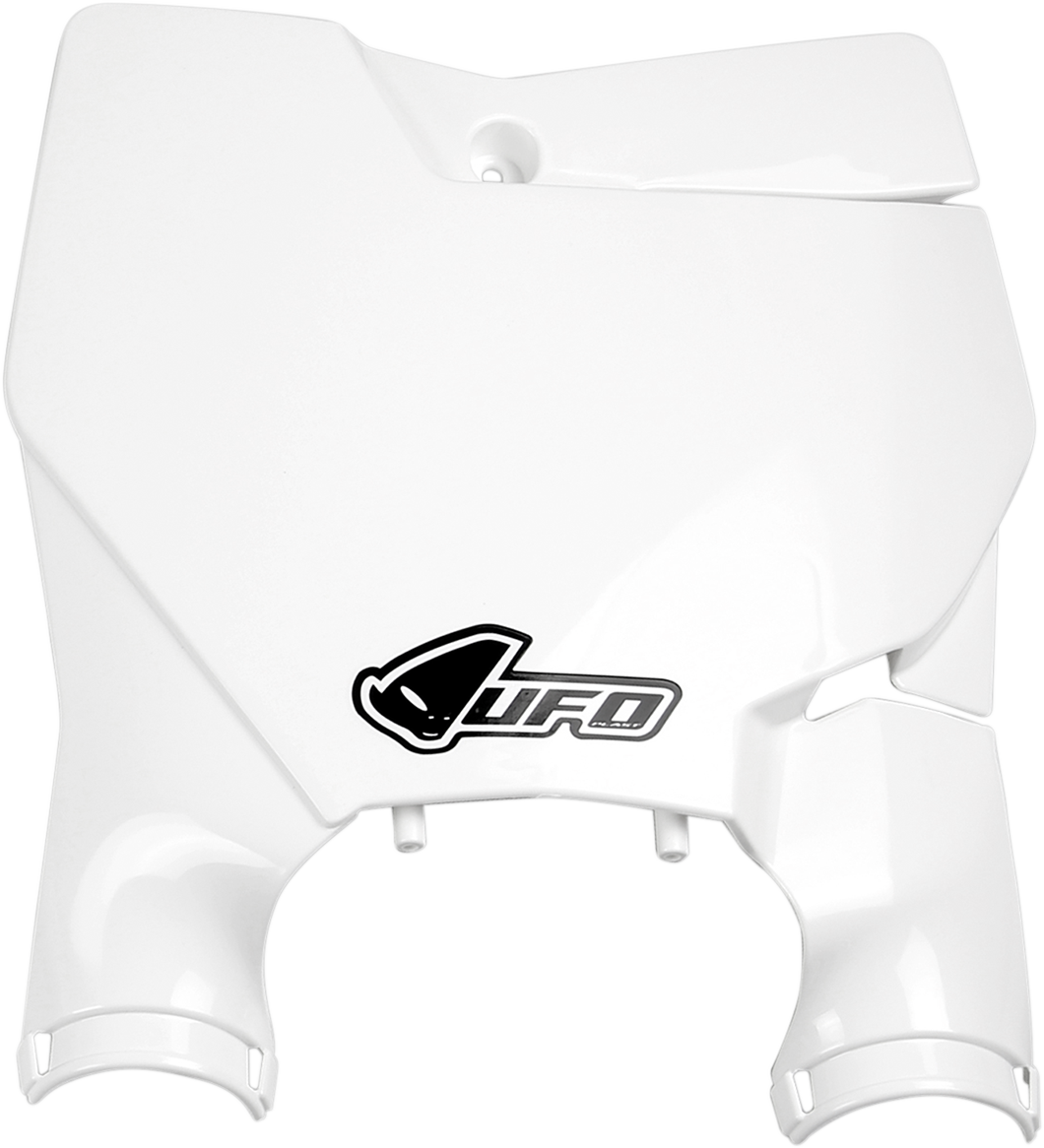 UFO Stadium Number Plate - White - KTM KT04080-047