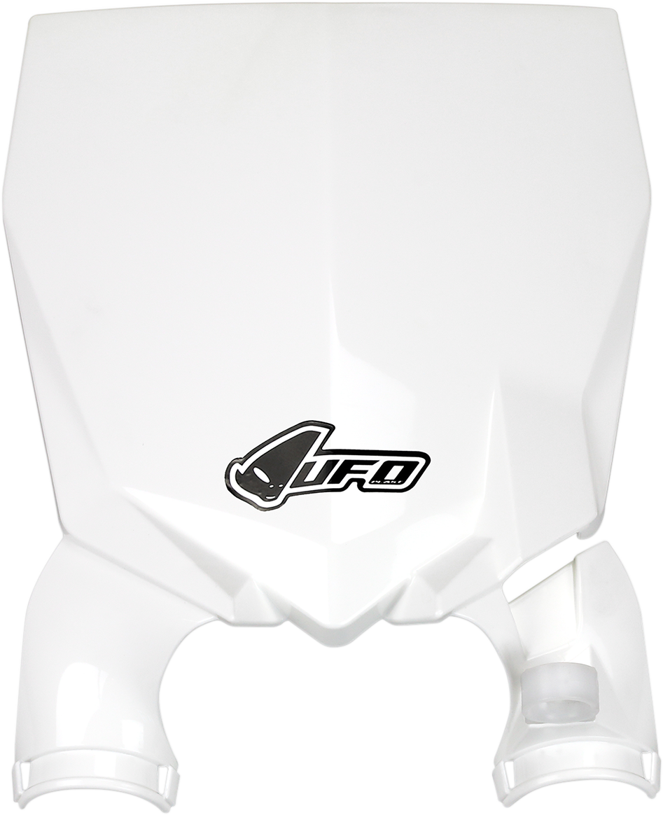 UFO Stadium Number Plate - White - Yamaha YA04855-046