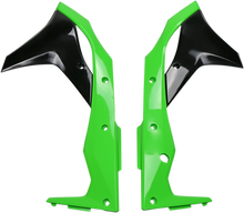 UFO Radiator Covers - OE Green/Black KA04747-999