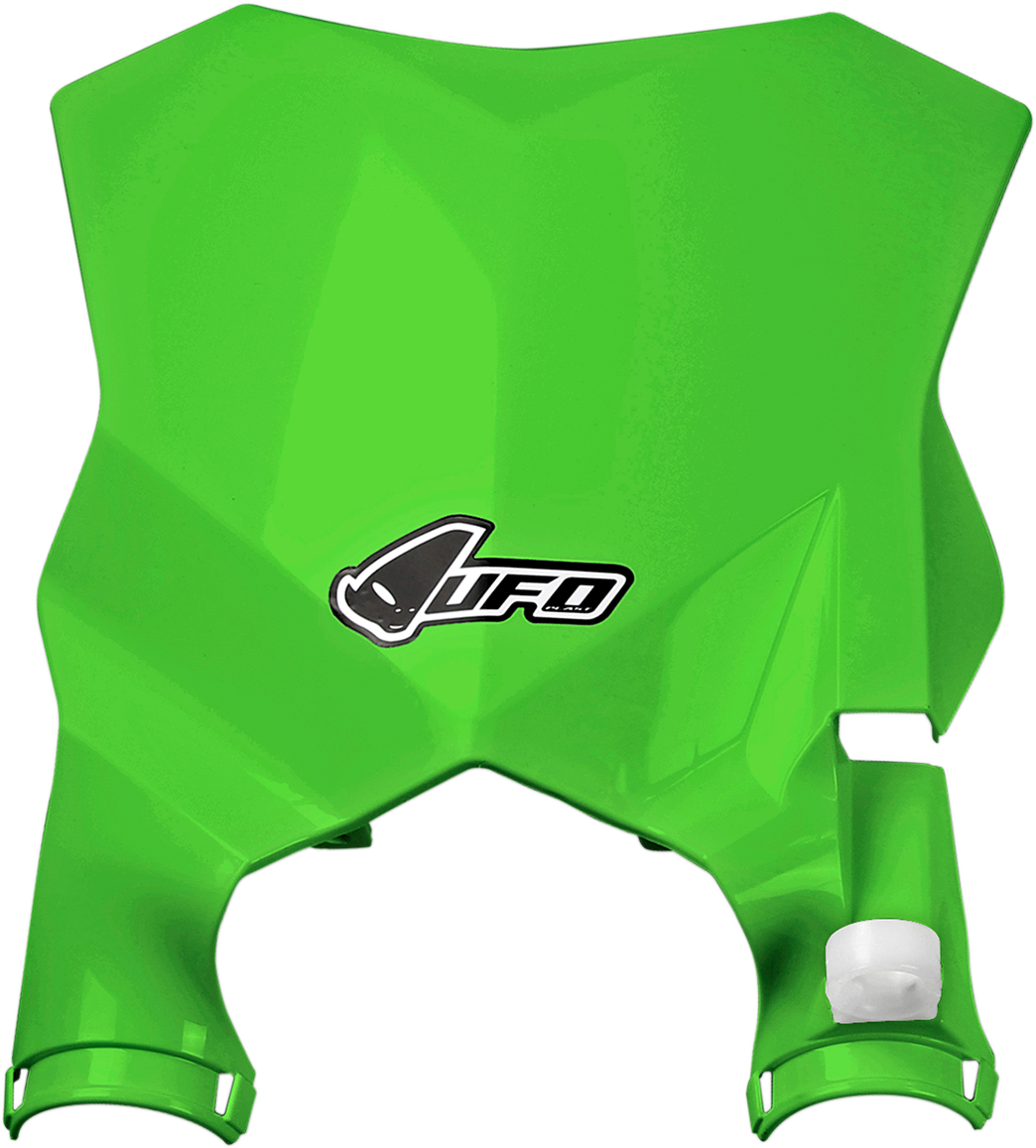 UFO Stadium Number Plate - KX Green - Kawasaki KA04746-026