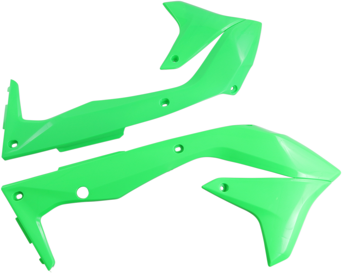 UFO Radiator Covers - Fluorescent Green KA04736-AFLU