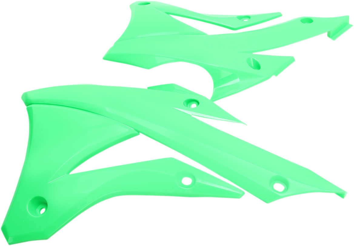 UFO Radiator Covers - Fluorescent Green KA04728-AFLU