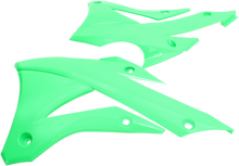 UFO Radiator Covers - Fluorescent Green KA04728-AFLU
