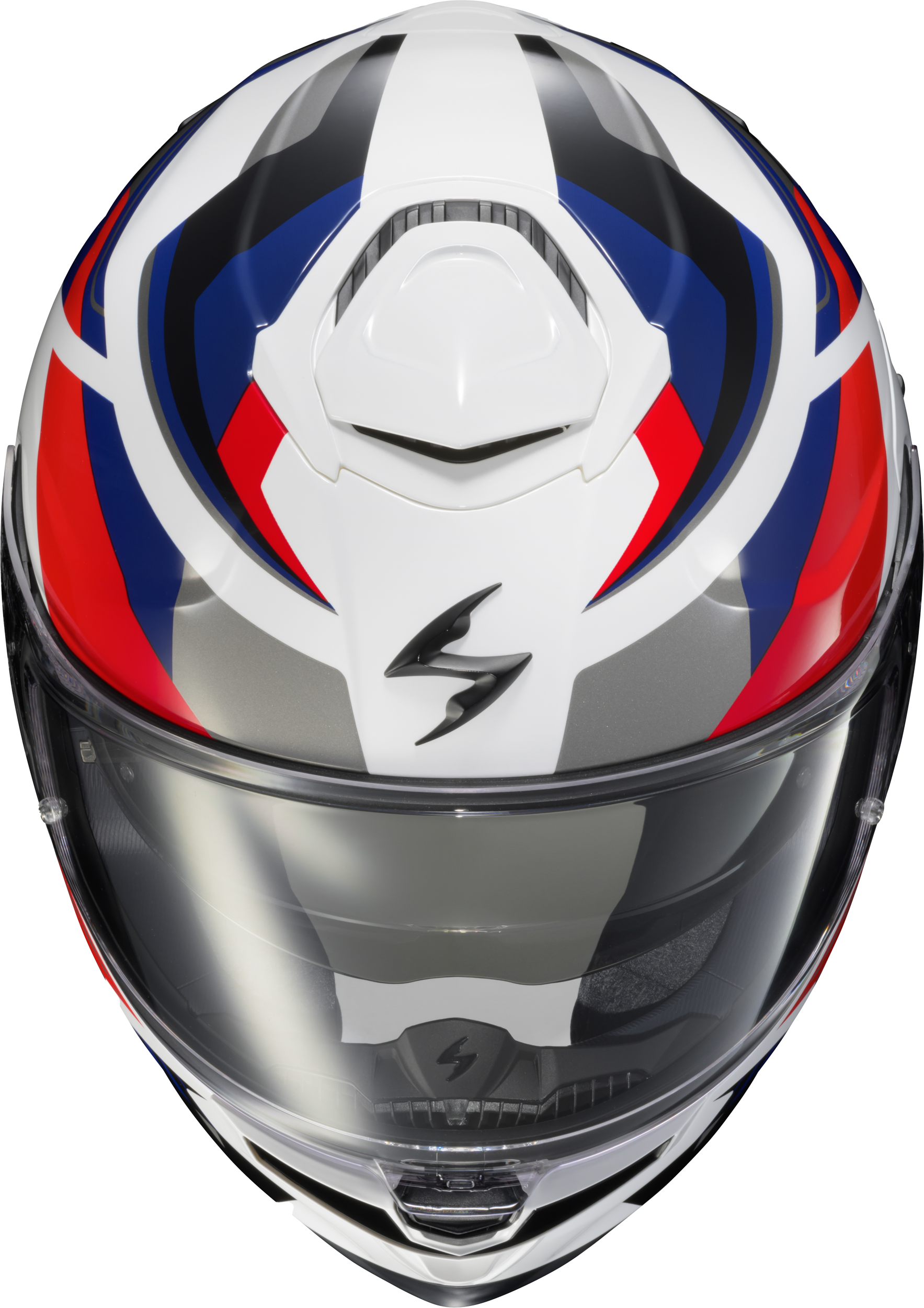 Exo Eclipse Full Face Helmet Lunar White/Red/Blue 2x