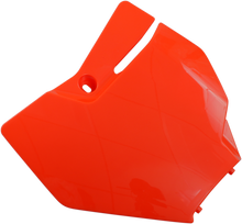 UFO Front Number Plate - Fluorescent Orange KT04087-FFLU