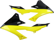 UFO Radiator Shrouds - Yellow/Black SU04941-999