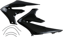 UFO Radiator Shrouds - Black YA04858-001