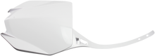 UFO Front Number Plate - White YA04860-046