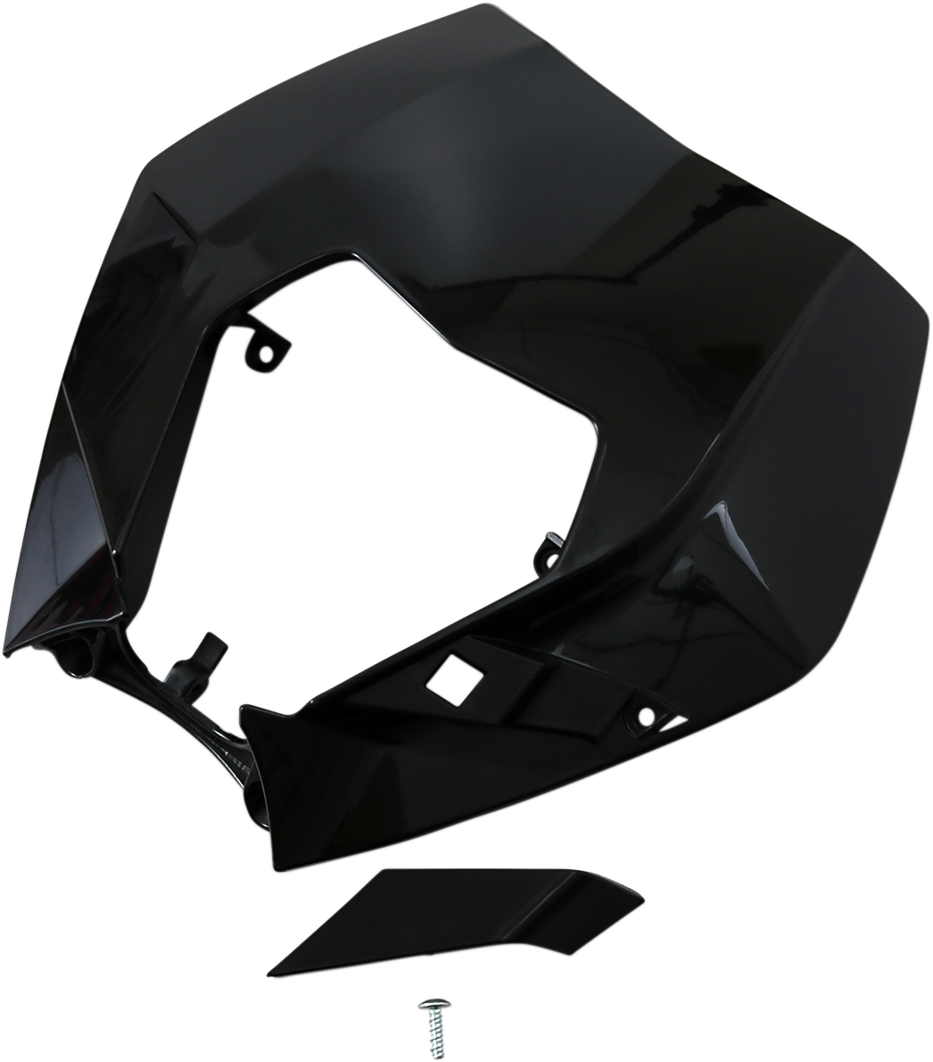UFO Replacement plastic for OEM headlight - Black KT04090001