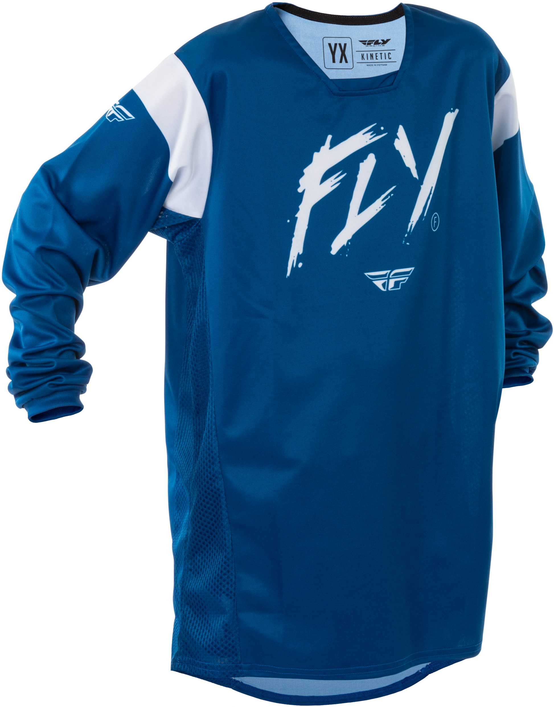 Youth Kinetic Stoke Jersey Navy/White Yxl