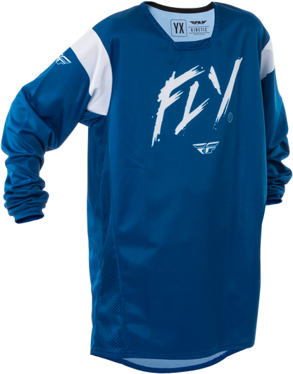 Youth Kinetic Stoke Jersey Navy/White Yl