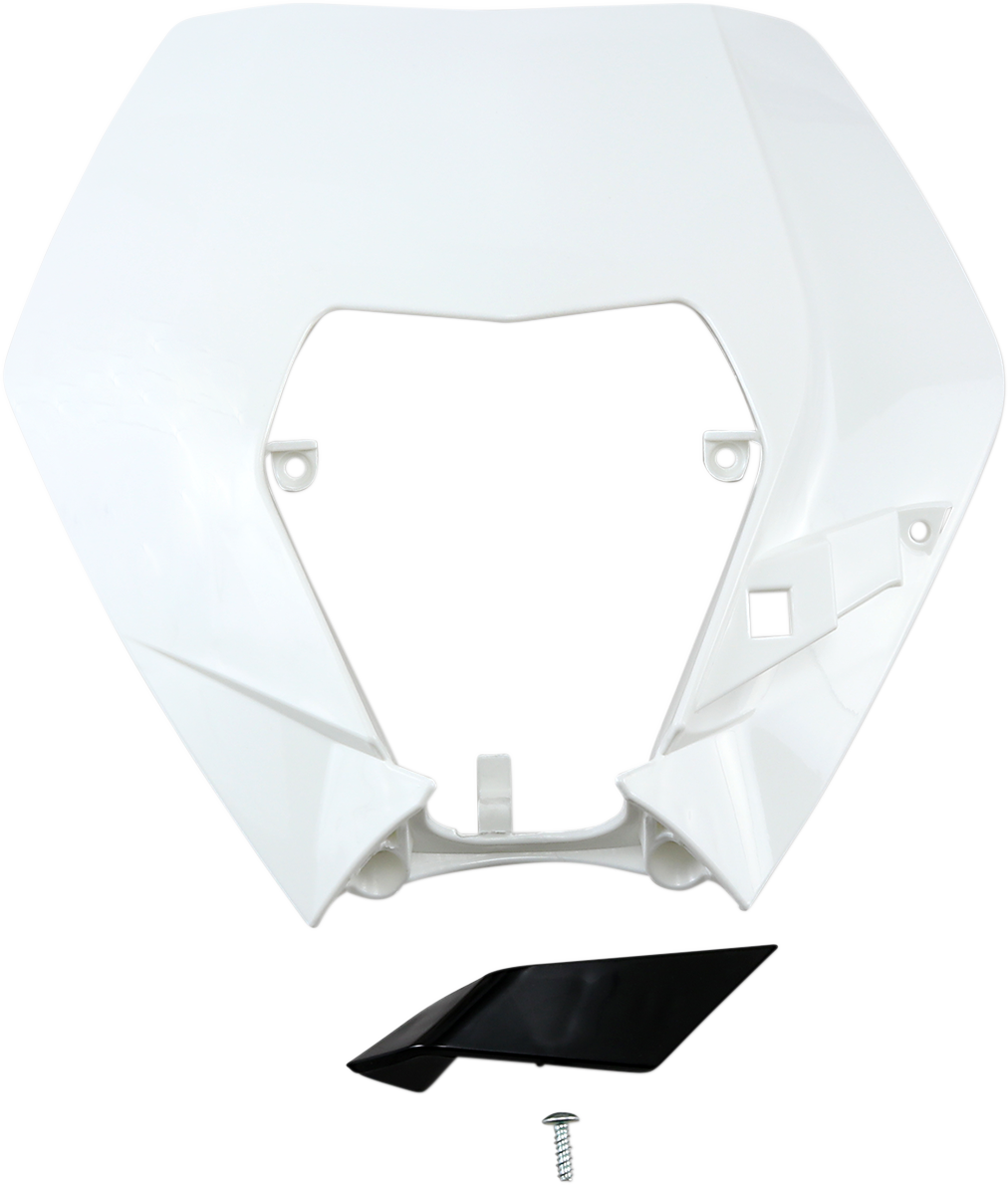 UFO Replacement plastic for OEM headlight - White KT04090047