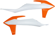 UFO Radiator Covers - White/Orange KT04092999