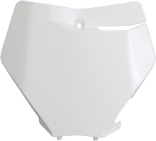 UFO Front Number Plate - White KT04094047
