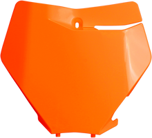 UFO Front Number Plate - Orange KT04094127