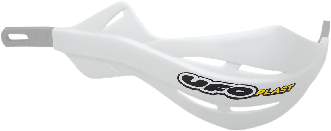 UFO Pro Handguards with Aluminum Insert for 1-1/8" Handlebars - White PM01633-041