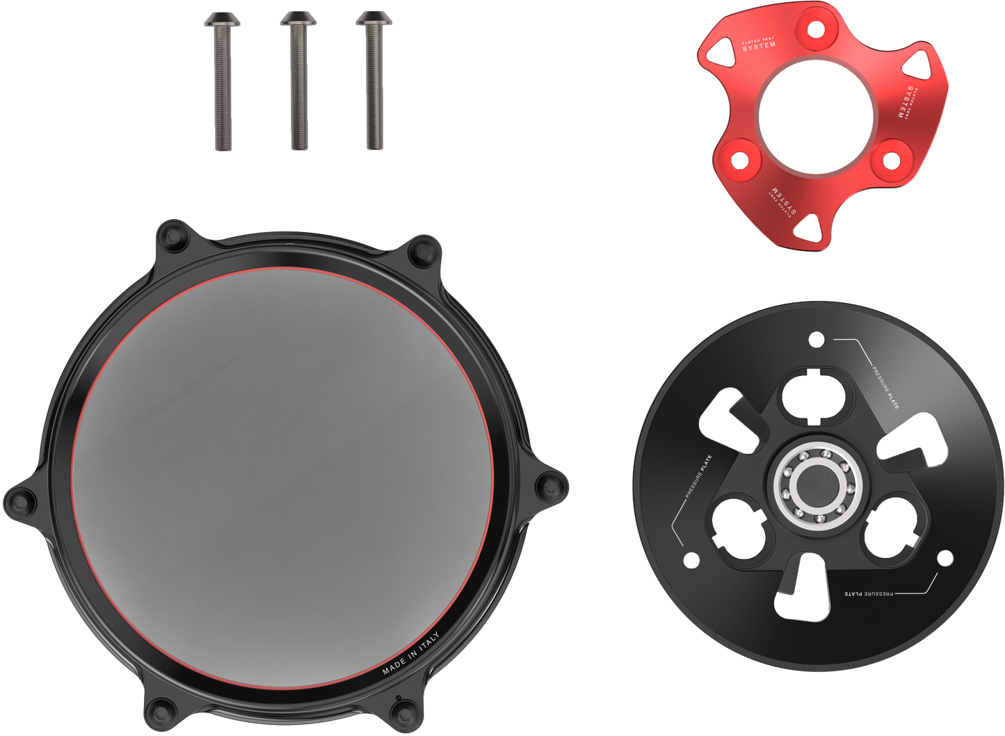 Clutch Cover Red Duc V2