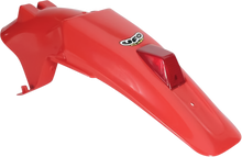 UFO Enduro Rear Fender with Tail Light - OEM XR Red HO03678069