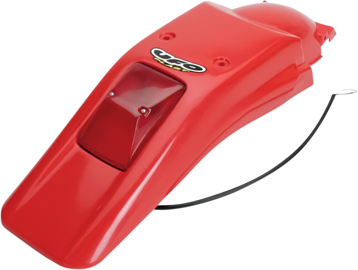 UFO Enduro Rear Fender with 21/5W Light - OEM XR Red HO03611069